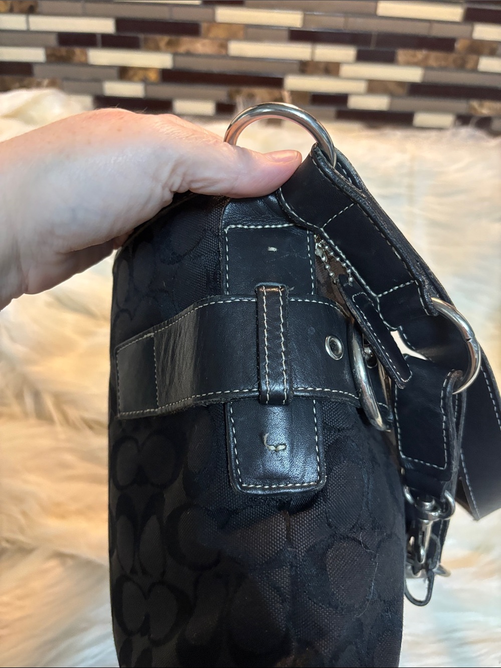Vintage Coach Black SoHo EOW-3574 Y2K - Picture 7 of 11